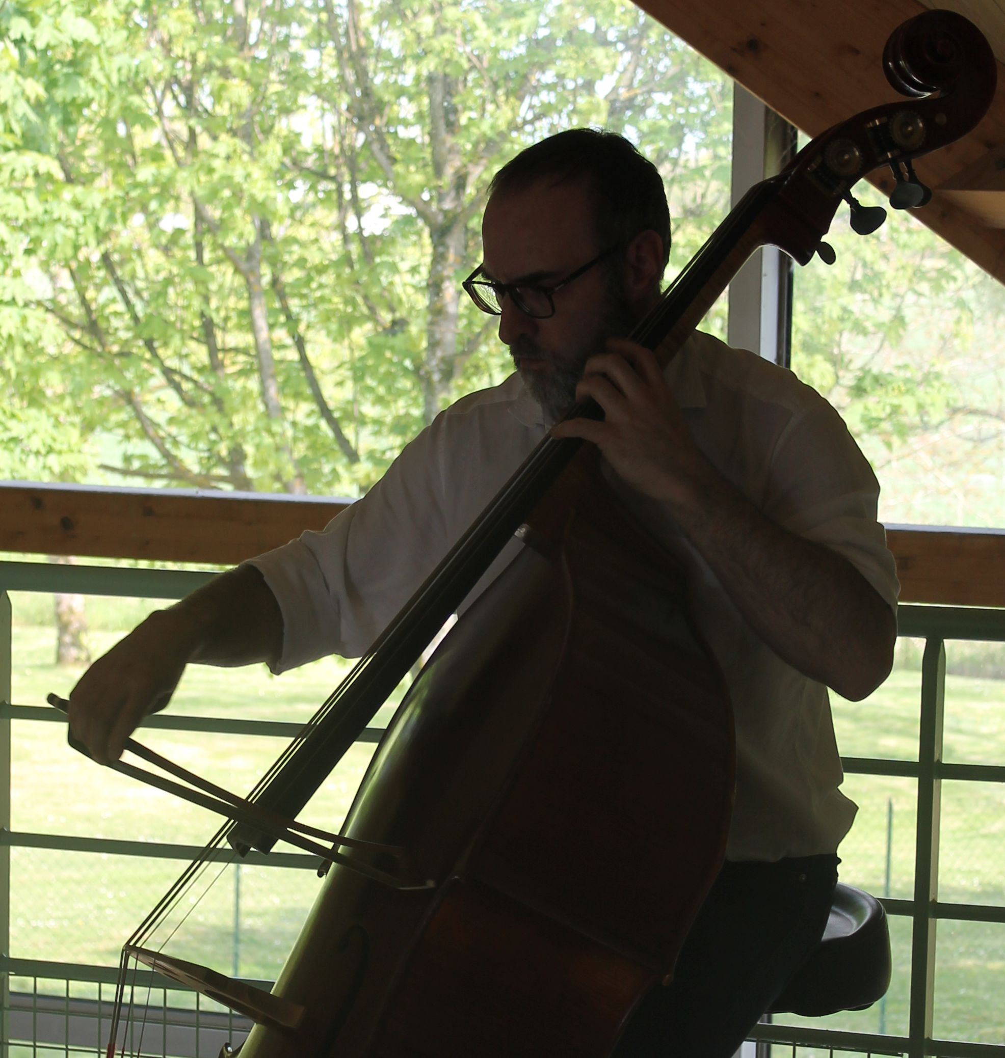 Pierre Boufil, contrebasse de l'ODB