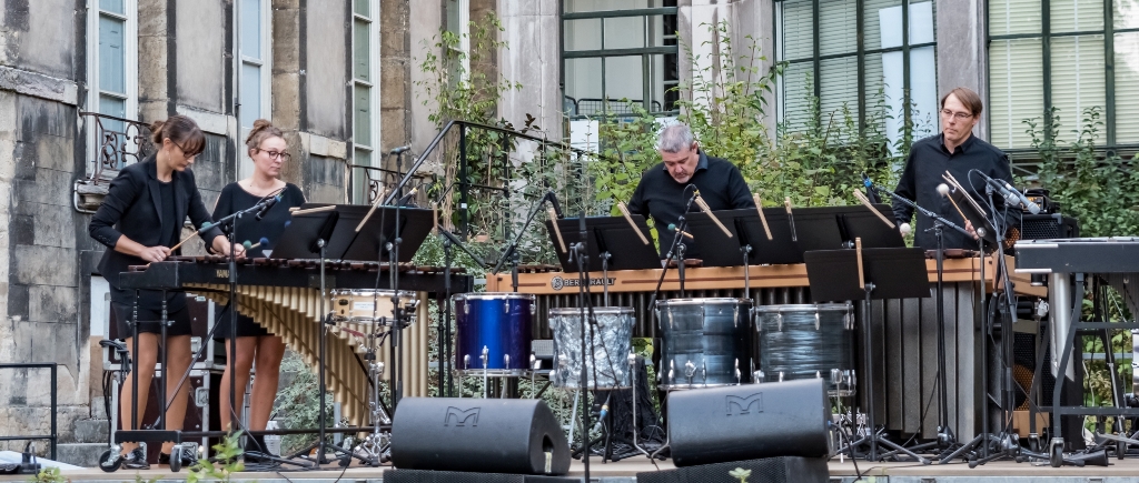 Quatuor de percussions de l'ODB - Crédit photo Philippe Malet