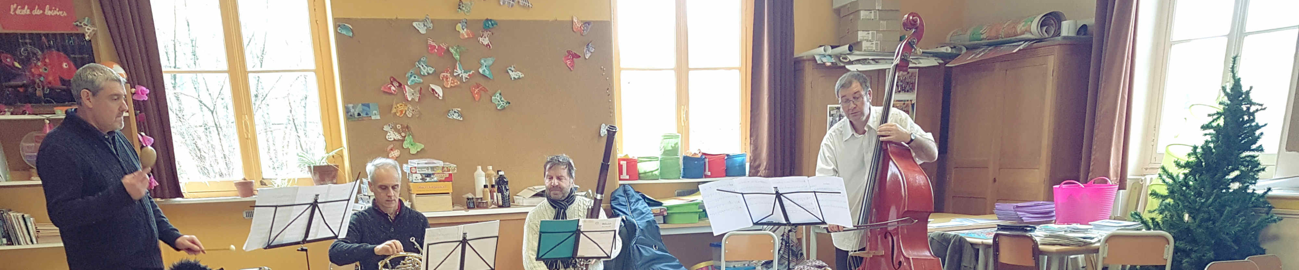 Des musiciens dans mon école