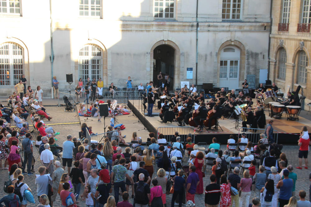 Orchestre Dijon Bourgogne, Cour de Flore - Evènement "A vous de jouer ! - septembre 2018 / crédit ODB"