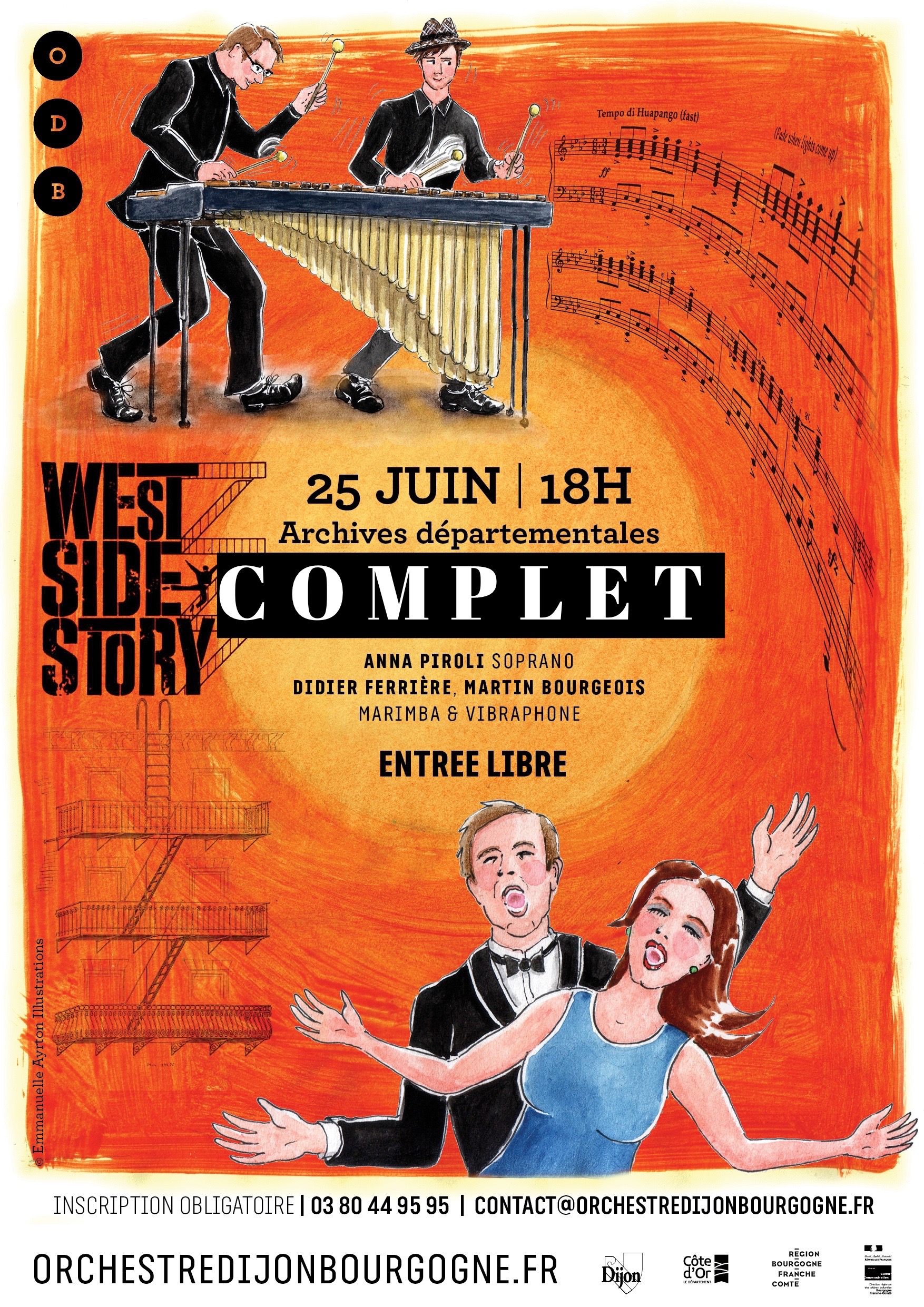 West side story - complet - Orchestre Dijon Bourgogne