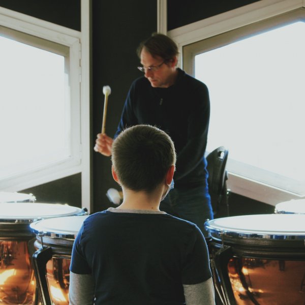 Projet percussions CHU © Louise Potot / Orchestre Dijon Bourgogne