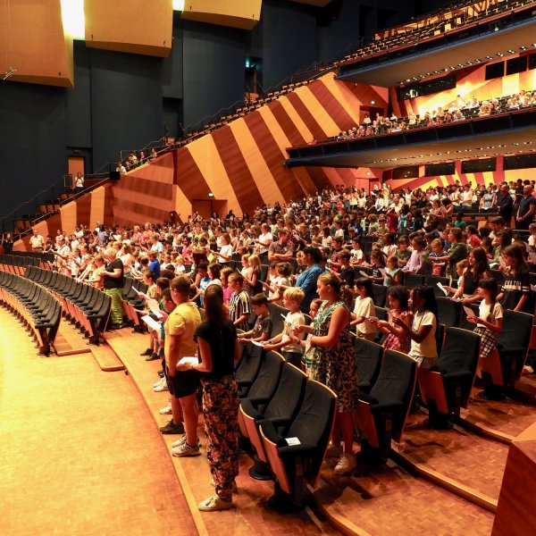 Atelier chant scolaires Auditorium de Dijon - La rentrée en musique © Orchestre Dijon Bourgogne