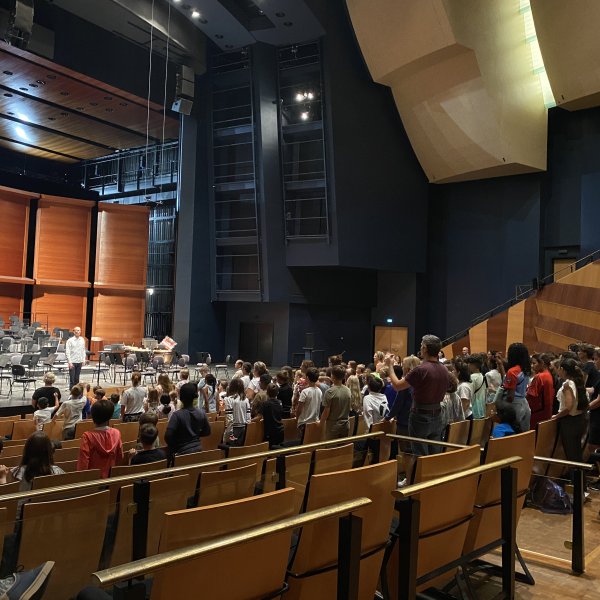 Atelier chant scolaires Auditorium de Dijon - La rentrée en musique © Orchestre Dijon Bourgogne
