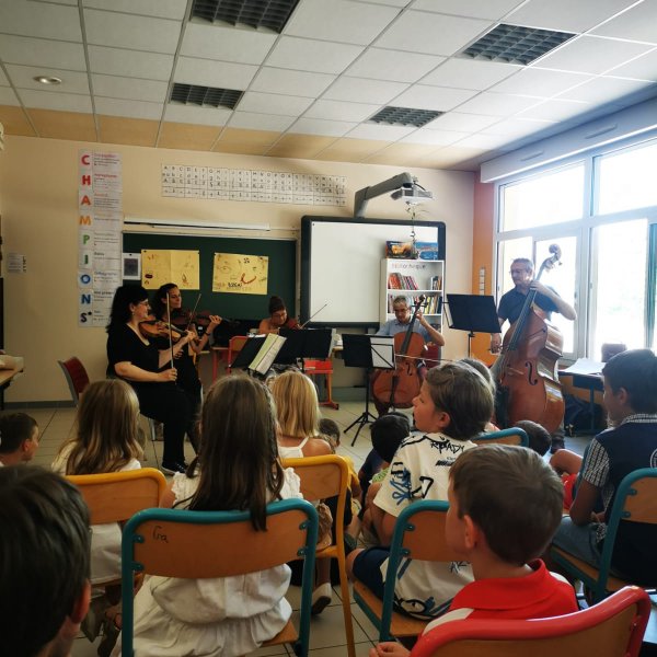 La rentrée en musique - École de Clénay © Orchestre Dijon Bourgogne