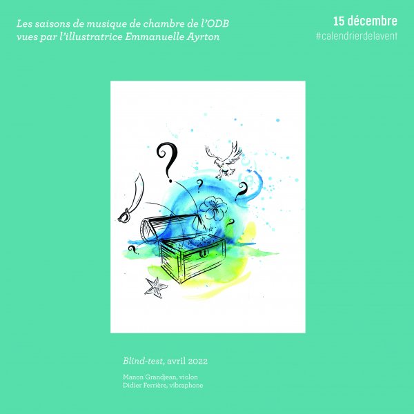 Calendrier de l'Avent ODB / Illustration © Emmanuelle Ayrton